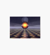 Sphere and Moon Art Board