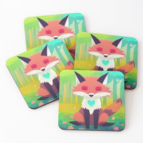 Item preview, Fox in the Woods designed and sold by Space Frog Art ⭐⭐⭐⭐⭐.
