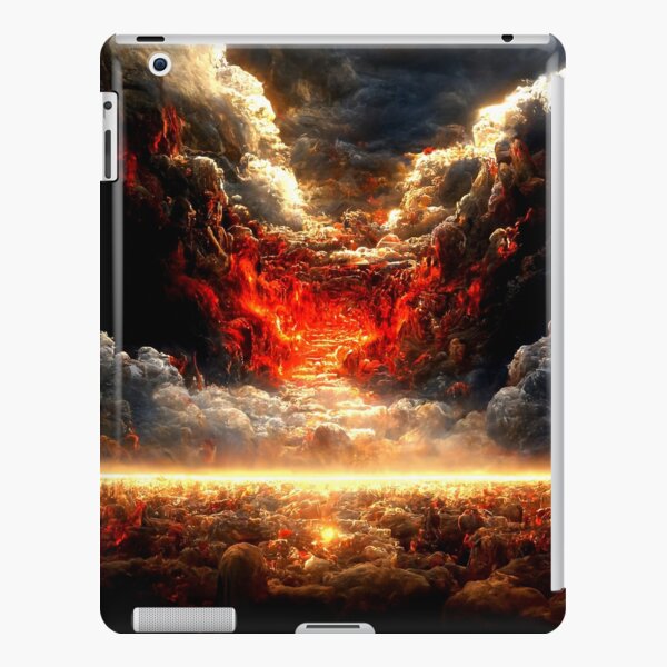 "Hell on Earth Midjourney " iPad Case & Skin for Sale by AICustomArt