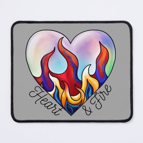 Item preview, Heart & Fire designed and sold by lezell.