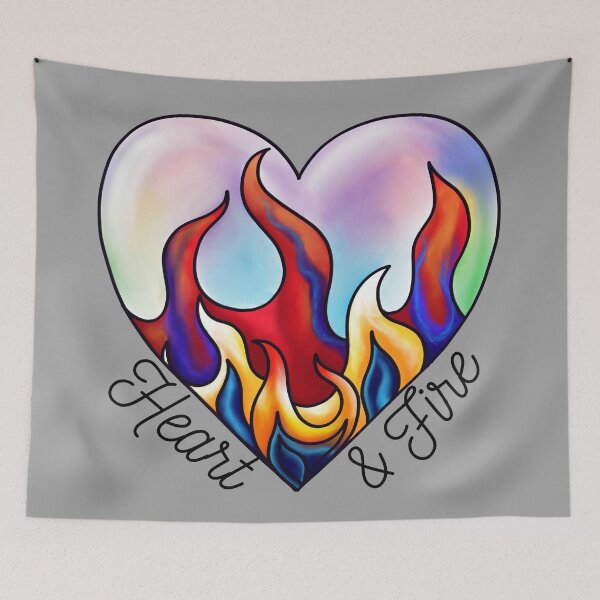 Item preview, Heart & Fire designed and sold by lezell.