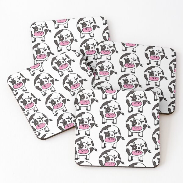 Item preview, Round Spotted Black and White Cow designed and sold by MimiJaneCo.