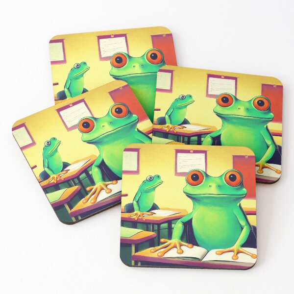 Artikelvorschau, Zurück zu Schulfröschen entworfen und verkauft von Space Frog Art ⭐⭐⭐⭐⭐.