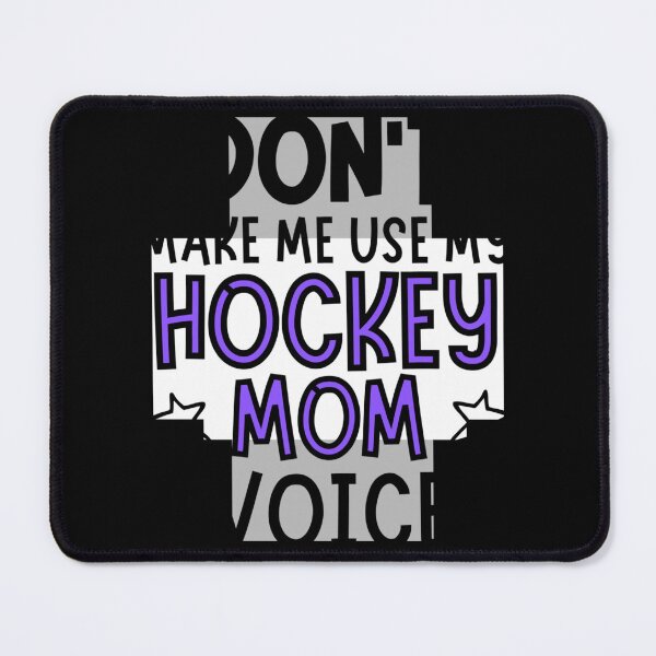 Item preview, Don't Make Me Use My Hockey Mom Voice Sticker designed and sold by brendauxerin.