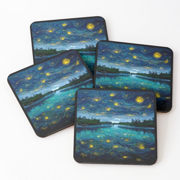 Item preview, Starry Night in Saipan Lagoon designed and sold by KAOZcreations.