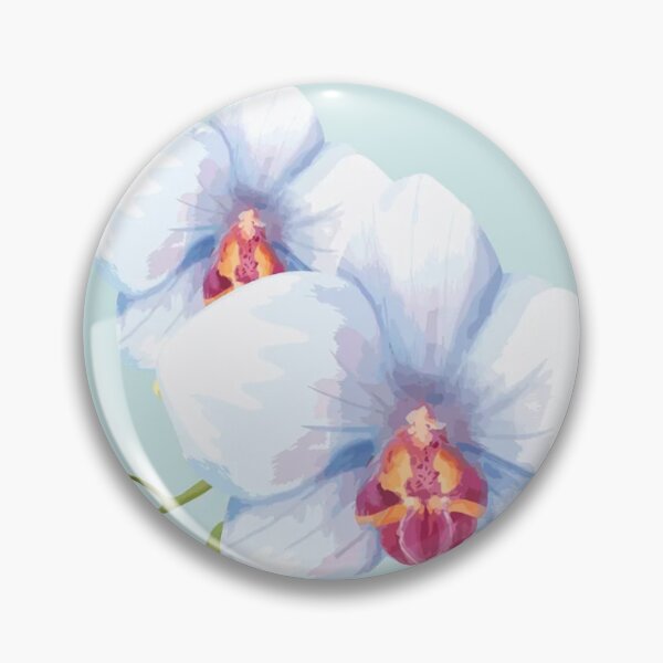 Item preview, Orchid flowers Phalaenopsis watercolour  designed and sold by Corinne Alexa Jackson.