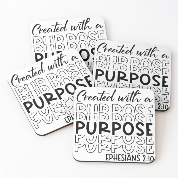 Item preview, Created With A Purpose | Christian Faith | Inspiration designed and sold by NobleForte.