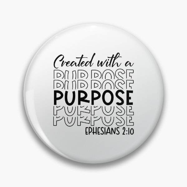 Item preview, Created With A Purpose | Christian Faith | Inspiration designed and sold by NobleForte.