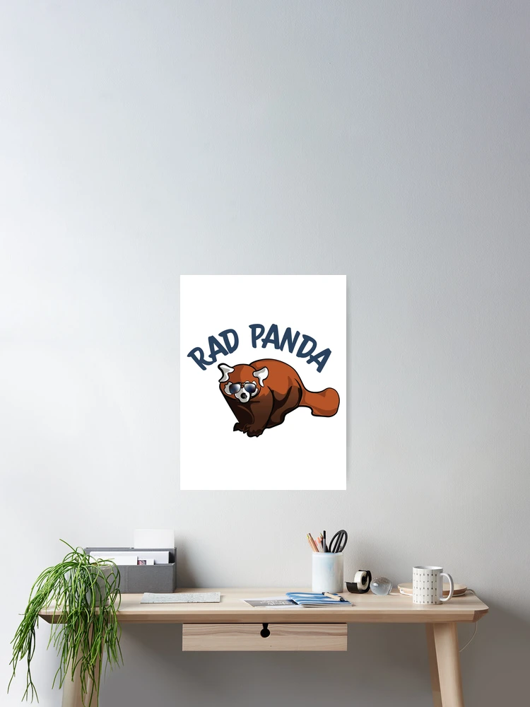 Thumbnail 2 of 3, Poster, Rad Panda designed and sold by InkLayer.