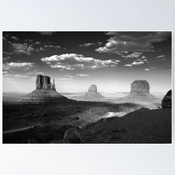 Item preview, Monument Valley in Black & White  designed and sold by Lucinda Walter.