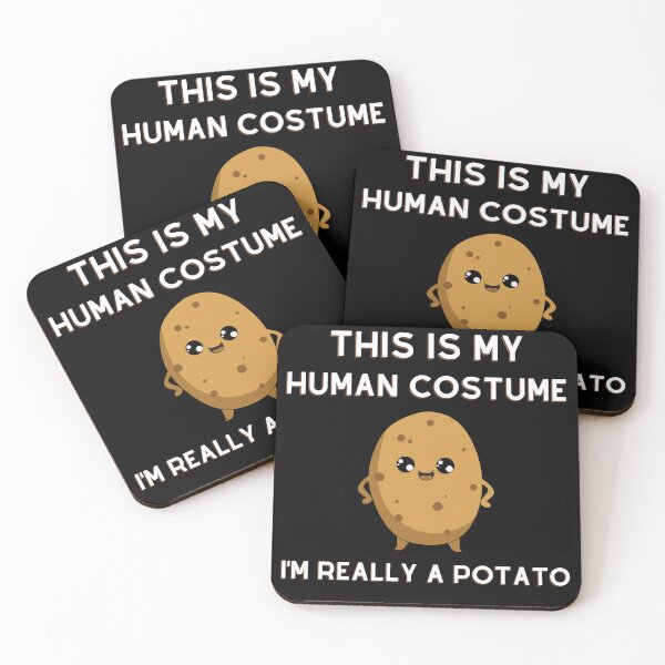 Item preview, This Is My Human Costume I'm Really A Potato Funny Halloween designed and sold by ChristYoung90.