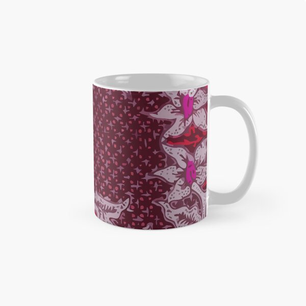 Aperçu de l'œuvre Batik de Bali rouge rose créée et vendue par WAMTEES.