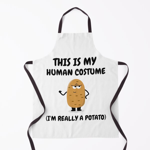 Item preview, This Is My Human Costume I'm Really A Potato Funny Halloween designed and sold by ChristYoung90.