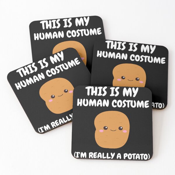 Item preview, Funny Halloween This Is My Human Costume I'm Really A Potato designed and sold by ChristYoung90.
