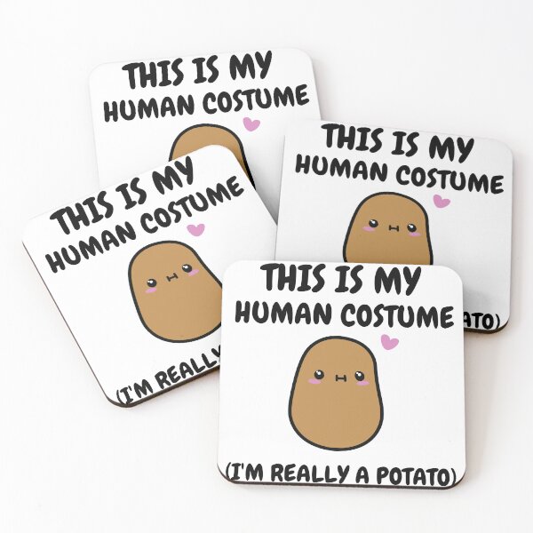 Item preview, Funny Halloween This Is My Human Costume I'm Really A Potato designed and sold by ChristYoung90.