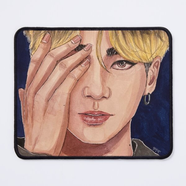 Item preview, BTS Jungkook - Watercolor Portrait designed and sold by mochi.kook.art.