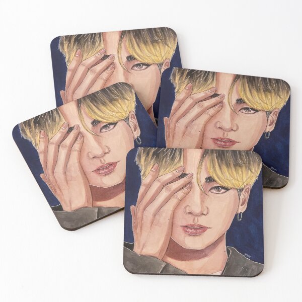 Item preview, BTS Jungkook - Watercolor Portrait designed and sold by mochi.kook.art.