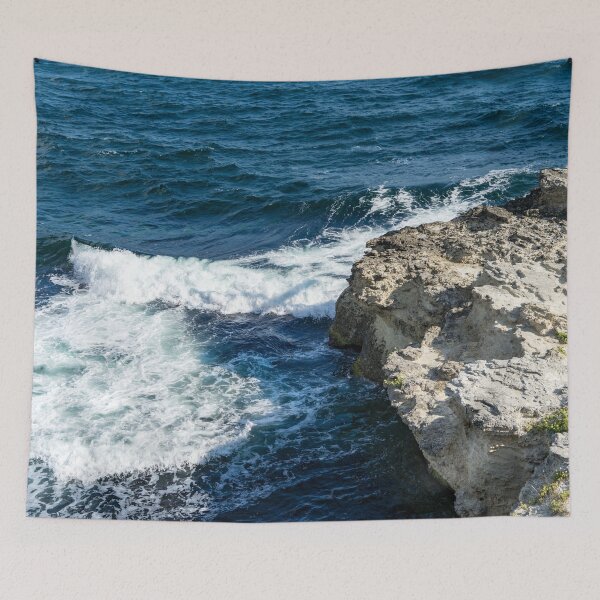 Item preview, Seaside Bliss - Sitting on the Rocks Watching the Waves Roll designed and sold by Georgia Mizuleva.