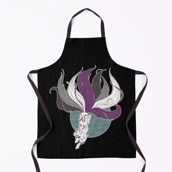 Item preview, Asexual Pride Kitsune designed and sold by Clara Hollins.