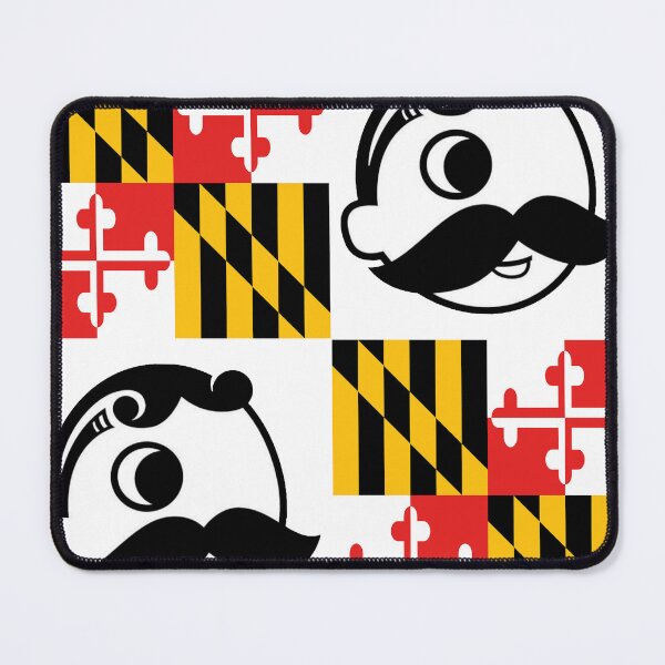 Item preview, Baltimore Maryland Icon Mustache Pattern designed and sold by Draculaura2009.