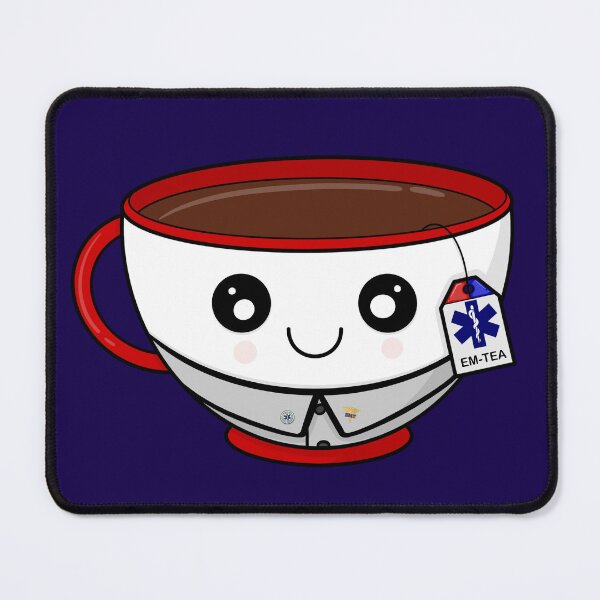 Item preview, EMS EMT EM-TEA Kawaii Funny Tea Cup  designed and sold by JessieJune.