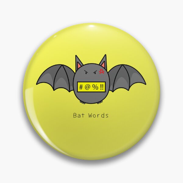 Item preview, bat words designed and sold by wordspotrayal.