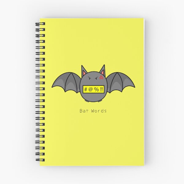 Item preview, bat words designed and sold by wordspotrayal.