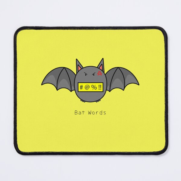 Item preview, bat words designed and sold by wordspotrayal.