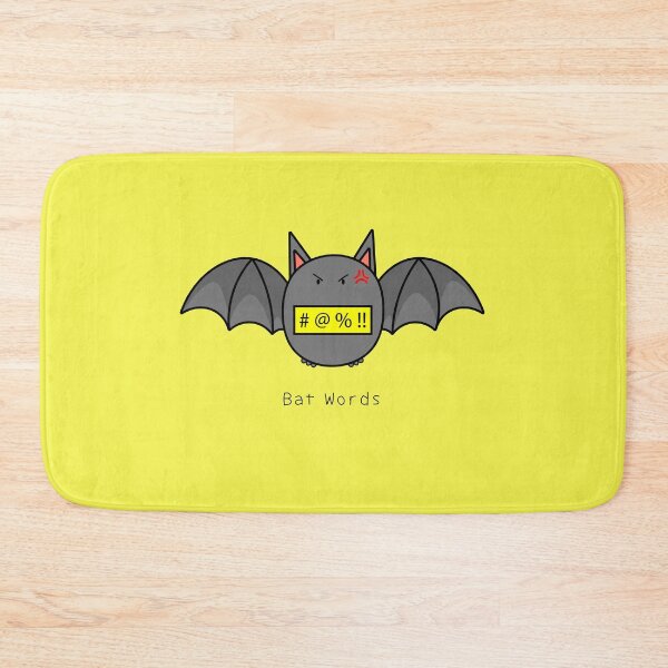 Item preview, bat words designed and sold by wordspotrayal.