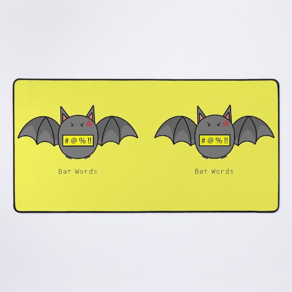Item preview, bat words designed and sold by wordspotrayal.