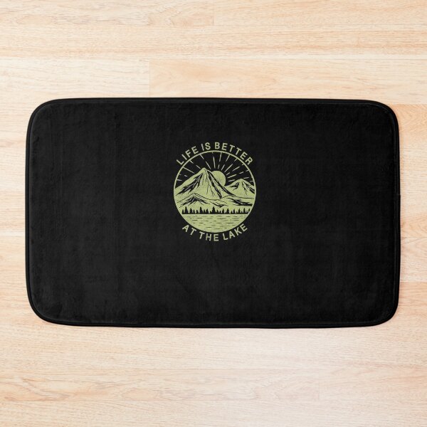 Item preview, Life Is Better At The Lake Nature Mountains Trees Outdoor Premium designed and sold by IsabellaUphaus.