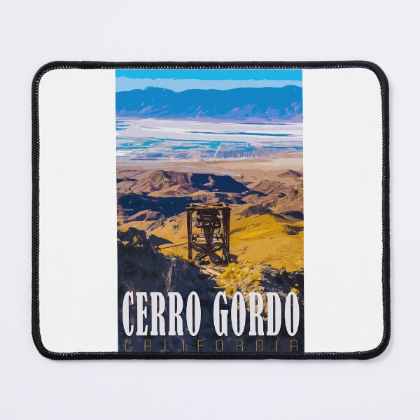 Item preview, Cerro Gordo Mines Travel Poster designed and sold by SJMexplores.