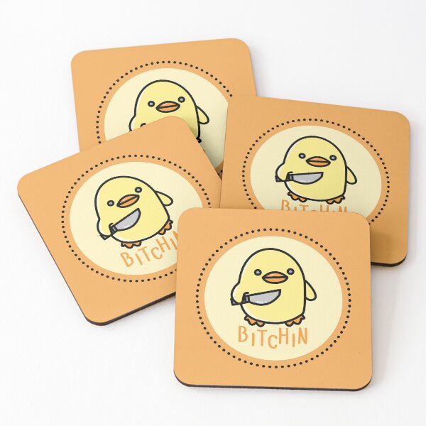 Item preview, Bitchin cute but bad bitch duck with knife designed and sold by Mindy Bubble.