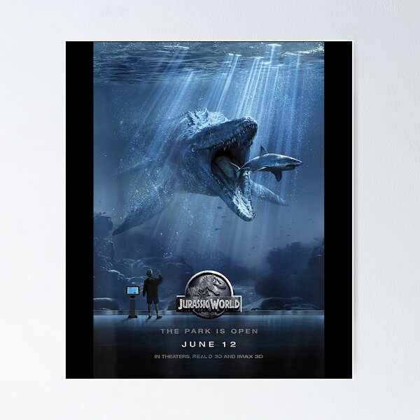 Aperçu de l'œuvre Graphique d'affiche de film Mosasaurus créée et vendue par TarynAbbott.