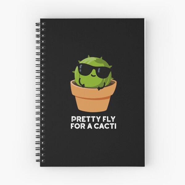 Item preview, Pretty Fly For A Cacti Funny Cactus Puns (Dark BG) designed and sold by punnybone.