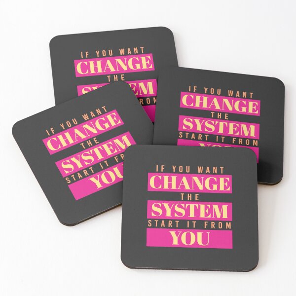 Item preview, If You Want Change The System Start It From You Motivation designed and sold by RiyonArts.
