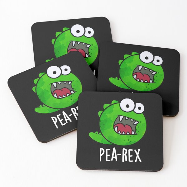 Item preview, Pea Rex TRex Funny Dinosaur Puns (Dark BG) designed and sold by punnybone.