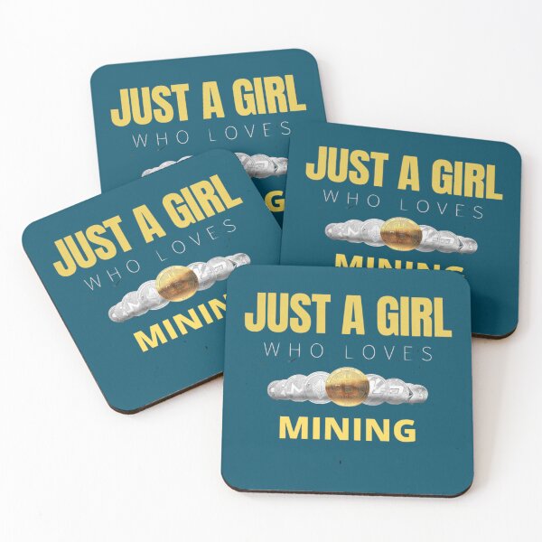 Item preview, Just A Girl Who Loves Mining   designed and sold by POPSOBoutique.