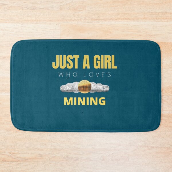 Item preview, Just A Girl Who Loves Mining   designed and sold by POPSOBoutique.