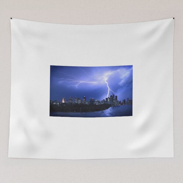 Item preview, Brisbane City Lightning Strike designed and sold by Troy Curry.