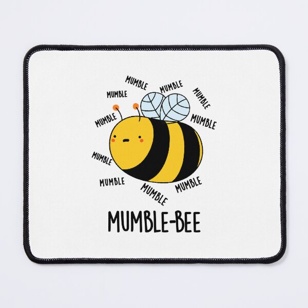 Item preview, Mumble Bee Funny Bug Puns  designed and sold by punnybone.