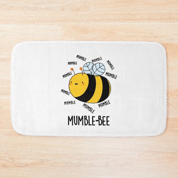 Item preview, Mumble Bee Funny Bug Puns  designed and sold by punnybone.