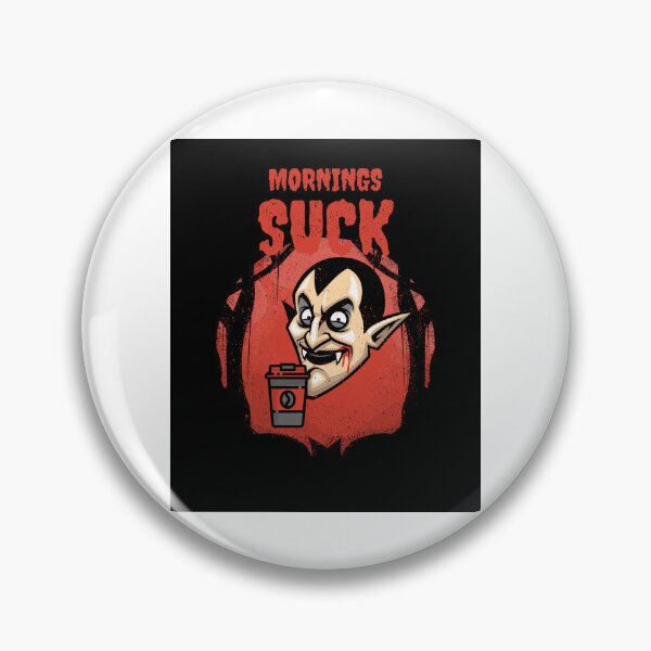 Item preview, Mornings Suck - Vampire designed and sold by crazydotdesigns.
