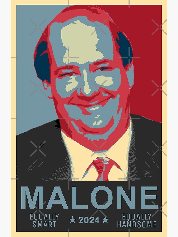 Kevin Malone 2024 Presidential Candidate Poster For Sale By   Flat,750x,075,f Pad,750x1000,f8f8f8 