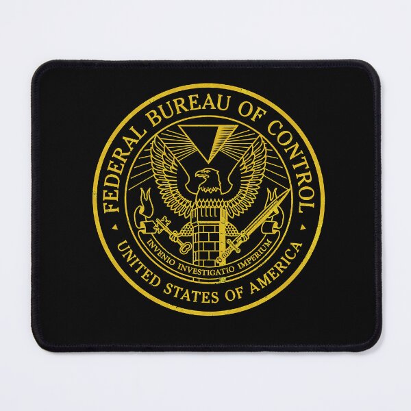 Item preview, Federal Bureau of Control Control Game Logo Distressed Logo designed and sold by Robcole2.