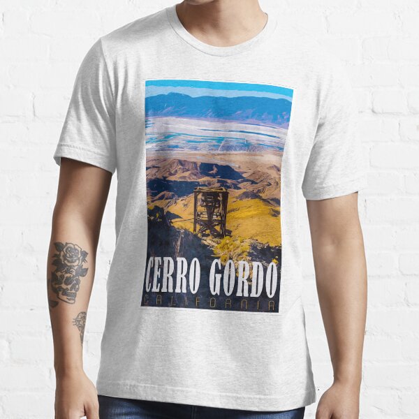 "Cerro Gordo Mines Travel Poster" Tshirt for Sale by SJMexplores
