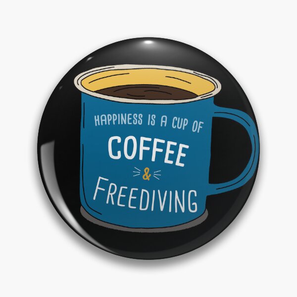 Item preview, Freediving & Coffee is happiness designed and sold by orlumbuspirate.