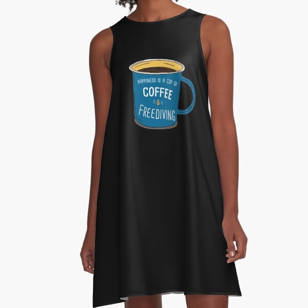 Item preview, Freediving & Coffee is happiness designed and sold by orlumbuspirate.