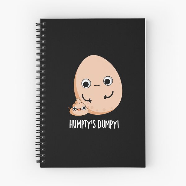 Item preview, Humpty's Dumpy Funny Egg Poop Puns (Dark BG) designed and sold by punnybone.