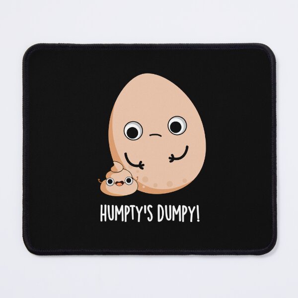 Item preview, Humpty's Dumpy Funny Egg Poop Puns (Dark BG) designed and sold by punnybone.